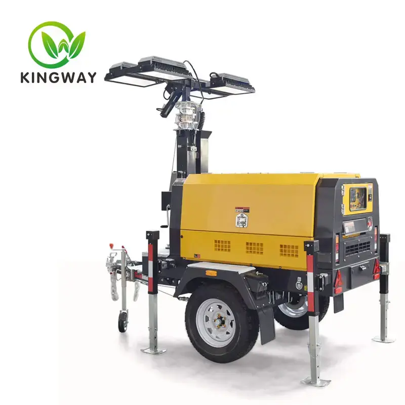 Mobile monitoring and lighting trailer: lighting up the new horizon of the global security market