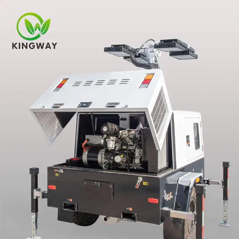 Specific application of lifting hydraulic LED lighthouse in military training