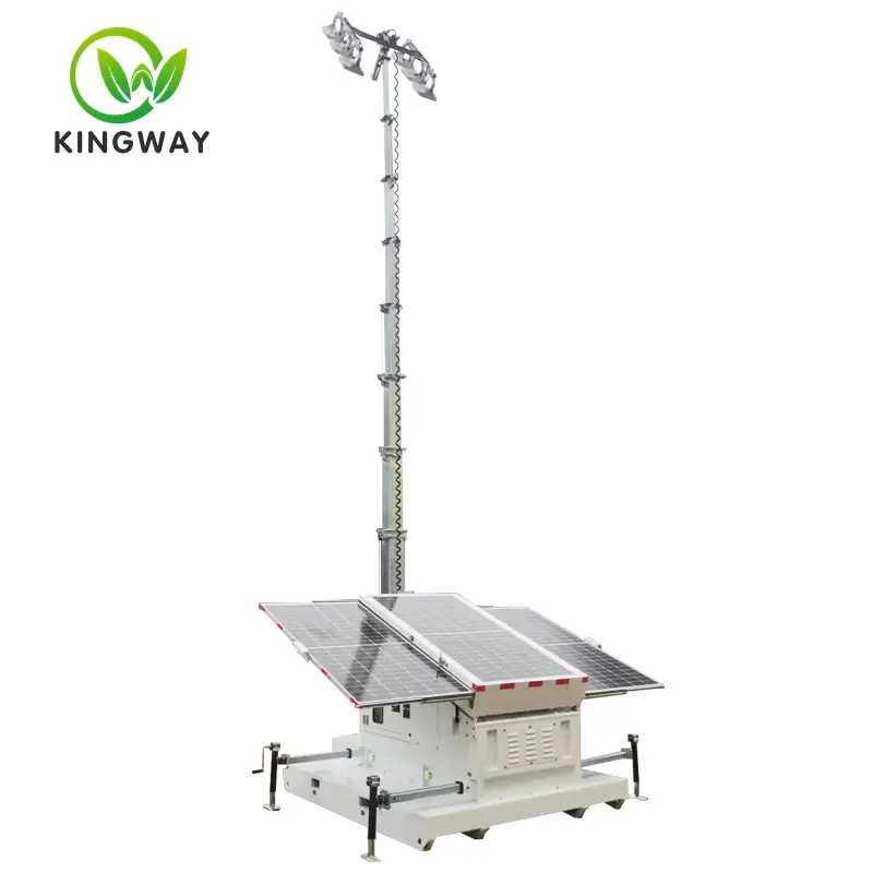 KWST-900G Skid solar light tower with LED light
