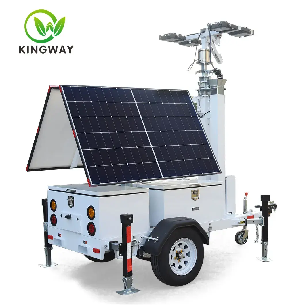 Solar-Powered Surveillance Trailers: An Ideal Solution for Temporary Construction Site Monitoring
