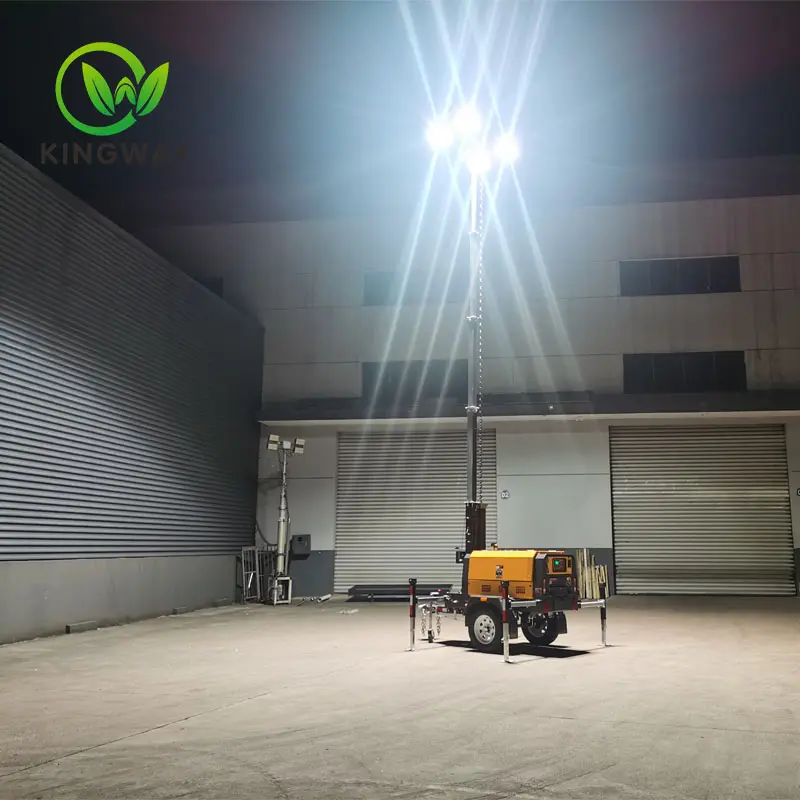 4000PHM  8KW Perkins diesel generator light tower.jpg