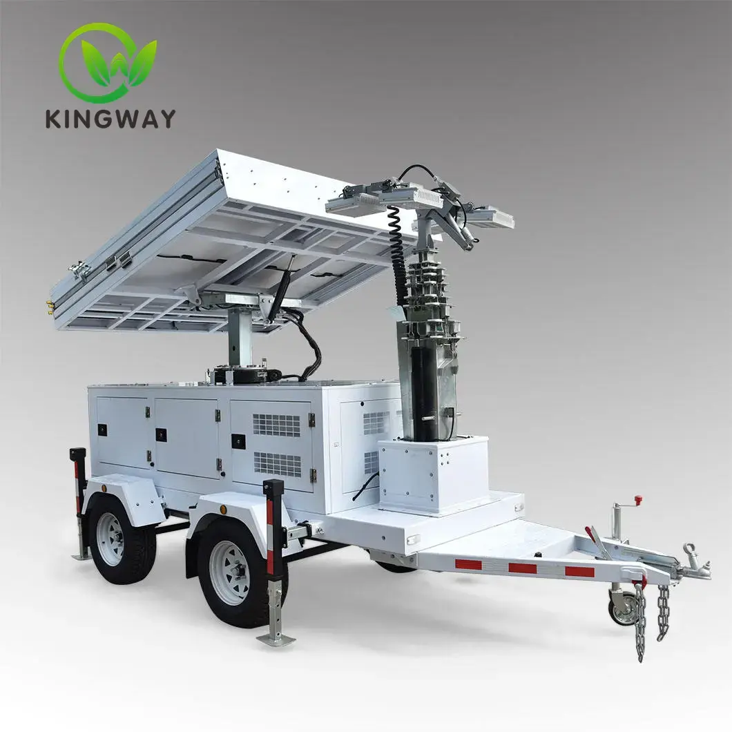 Modular Design of Solar Mobile Lighting Trailers