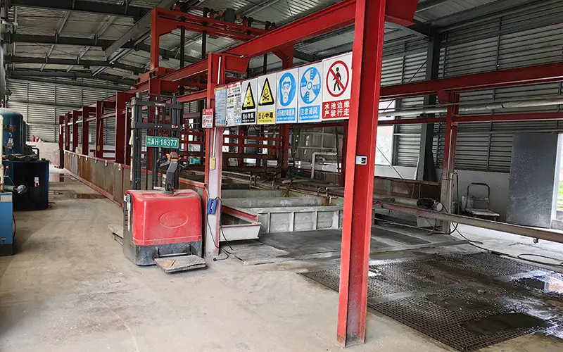 Fully automatic oil removal, rust removal and phosphating machinew6t