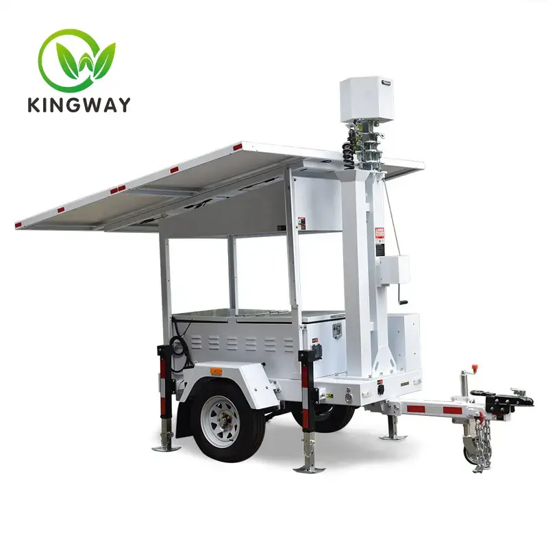 The Low-Emission, Low-Noise Design of Mobile Solar Surveillance Trailers