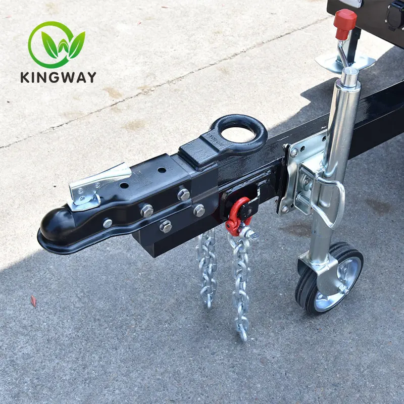 Mobile Surveillance Trailer Solar CCTV light tower  KWST-600S